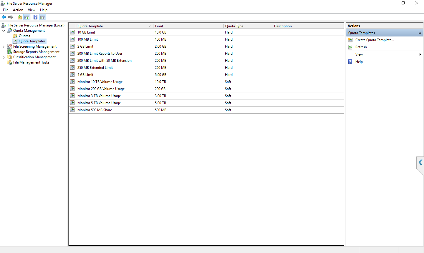 Cài đặt và cấu hình Quota trên server 2016